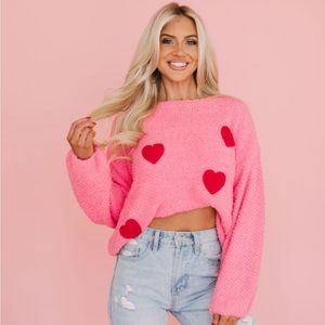 Heart Pink Sweater!